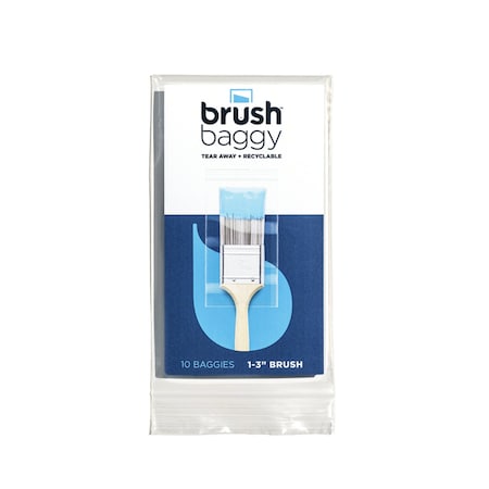Brushbaggy BrushBaggy 2.75 in. W X 6.75 in. L Clear Polypropylene Paint Brush Baggy BBS101